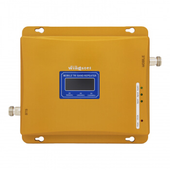 Усилитель сигнала связи Wingstel 900/1800/2100 MHz (для 2G/3G/4G) 65 dBi, кабель 15 м., комплект-4
