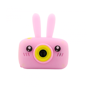 Детский фотоаппарат Kids Camera Розовый Зайчик-1
