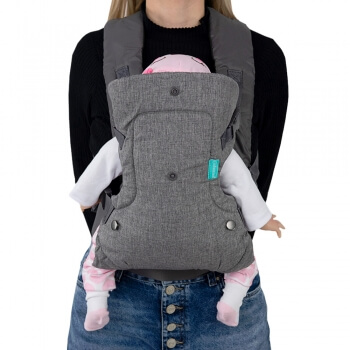 Эрго рюкзак кенгуру для ребенка Infantino Flip 4-in-1 Серый-3