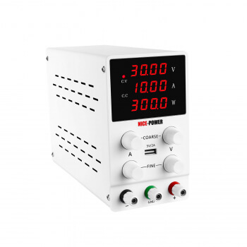 Лабораторный блок питания NicePower 30V-10A SPS3010 белый-1