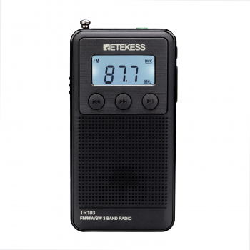 Портативный радиоприемник с mp3 плеером Retekess TR103-2