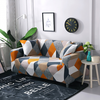 Чехол на мебель для дивана Salon, 145-185х90см, orange highlights-3