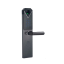 Врезной биометрический электронный замок S5 (чёрный) с функцией открытия по голосу
