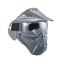 Игровая тактическая маска К2 с козырьком серая-4