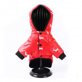 Зимний комбинезон куртка для маленьких собак Terry красный L-1